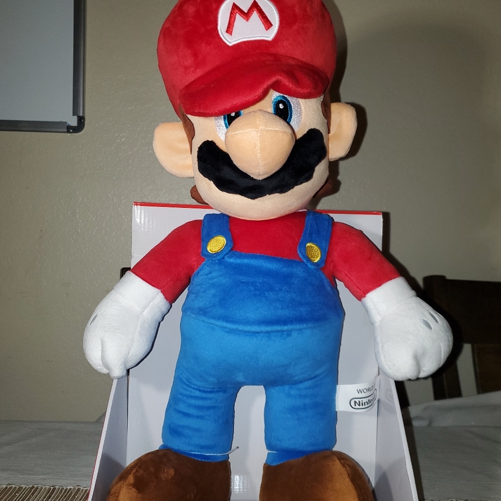 Super Mario Plush 18” (50 cm) USA Seller Rare Bran